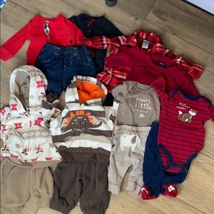 Lot of 0-3 month boy outfits